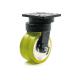 Polyurethane 350kg 110mm AGV Casters With Double Rotation Structure