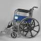 Post Surgical Care Folding Transport Wheelchair With Chromed Steel Frame