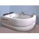 Double people whirlpool  / jacuzzi indoor massage white color hot tub