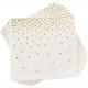 Thick Scented Paper Napkin Tissue Disposable With Rose Golden Dot