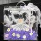 Acrylic hand-held flower arrangement box, fresh flower bouquet, floral art packaging box, diy material waterproof transparent light luxury souvenir gift box