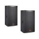 Two Way Portable Audio System Speaker  With Black Paint , Professional Audio Speakers