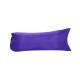Convenient Purple Inflatable Sleeping Bag Fast Filled Waterproof Nylon Fabric