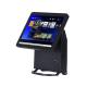 Single Touch Screen Restaurant Pos System Black Color With Energy Saving CPU