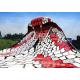 King Cobra Fiberglass Water Slides With The Slide Length Of 112m for Water Park
