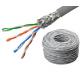 Outdoor FTP UTP Copper Lan Cable Shielded Direct Burial For Telecommunication