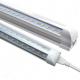 Easy Wiring V Shape T8 LED Tube Light With US/EU Plug, 160LM/W, Milky/Frosted And Clear Cover