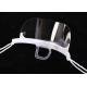 5 Pieces Transparent Plastic Mouth Visor Oil Proof for Chef