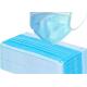 Non Irritating 3 Ply Disposable Face Mask , Hypoallergenic Disposable Blue Mask