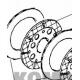 Friction Brake plate Paper Based Komatsu DISC CA0132690 for Heavy equipment