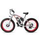 Shimano Geared Dual Motor Fat Tire Electric Bike , Fat Tire Electric Bike 2000w
