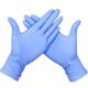 Elasticity Nitrile Disposable Gloves , Polythene Disposable Gloves Smooth Surface