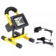 Ip65 waterproof portable 10w led flood light for garden with solar panel