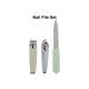 Multifunction Cushioned Nail File , Durable Carbon Steel Finger Nail Files