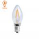 Warm White Candelabra LED Filament Bulb 2700K 2W C7 Night Light Bulb E12 E14