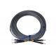 Zipcord Armored Optical Fiber Patch Cables ST Anti rodent for Harsh Environments