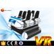 6 Rides 9D Cinema VR Family Including Shooting Games Vibration / Leg Sweep / Wind