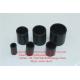 Black Rubber Tube Straight Connector For Milking Machine Spares