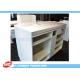 White OEM MDF Wooden Shop Cash Counter Paint Finished , Retail Desk Counter