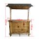 Tropical Cabana Party Outdoor Tiki Bar Bamboo Beach Tiki Bar With Stools Counters