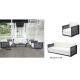 5pcs aluminum rattan wicker hotel commercial furniture sofa set-9115