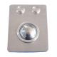 IP65 vandal proof metal trackball pointing device with 2 mouse buttons