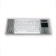 Wireless Industrial Desktop Keyboard SUS304 silver Customized Languages