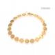 Niche Design Gold Hand Chain Round Shell Shaped Bracelets Stainless steel bangle