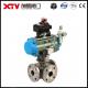 Estimated Delivery Time Stainless Steel ANSI T Type Square Three-Way Ball Valve 150LB