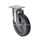 Edl Medium 6 130kg Plate Swivel PU Caster Z5716-77 for Smooth and Quiet Movement