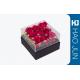Florist Flower Boxes , Square Flower Packing Boxes With CMYK / PMS Color