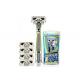 Stylized Rubber Grip 6 Blades men razors SXA5000 with Sculpting Trimmer
