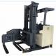1.0T 3 Way Pallet Stacker Wide Angle View High Strength Shock Absorption Gantry
