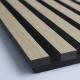 Eco - Friendly Wood Veneer Wall Panels Polyester Wooden Sound Absorption Sound Proof Panels