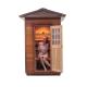 2 Person Outdoor Dry Sauna Canadian Red Cedar Material