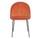 Compact Ergonomic Orange Velvet Dining Room Chairs For Banquet