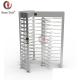 SUS304 Full Height Security Turnstile Rotating Security Gates Bidirectional