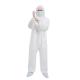 CE Flame Retardant Disposable Coveralls , Coverall Suit For Doctors 80gsm