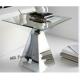 Modern Mirror Tables Furniture Steel Base Living Room Mirrored Accent Table