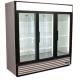 3 Door Glass Door Freezer , Commercial Upright Freezer Glass Door