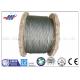 Strong Galvanized Steel Wire Rope , Aircraft Grade Wire Rope Anti Rotation For Heavy Machinery