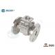 Direct Mountable Industrial Ball Valve , Flanged Top Entry Ball Valve