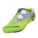Double Dials Self Lace Cycling Shoes / Carbon Sole Durability Breathable Bike Shoes