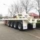 Flatbed Q345B 53Ft 4 Axle Shipping Container Trailer