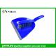 Blue Household Cleaning Brushes Sweeping Brush And Dustpan Multi Purpose Easy Operation