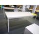 White One Person Manager Computer Office Table Simple Design