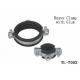 TL-7002 15--315mm pipe U clamp PVC/EPDM  rubber Glue electrical equipment accessory metal for fixing hose tube
