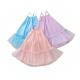 Children'S Dress Clothing Summer Princess Dress Solid Color Baby Sling Dress