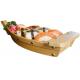 Double Layers 24.5*11.5cm Sushi Boat Tray For Restaurant