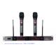 UM-1018 professional  double channel VHF wireless microphone with screen  / micrófono / good quality